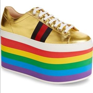 ❤️SOLD❤️ Gucci Peggy sneakers.